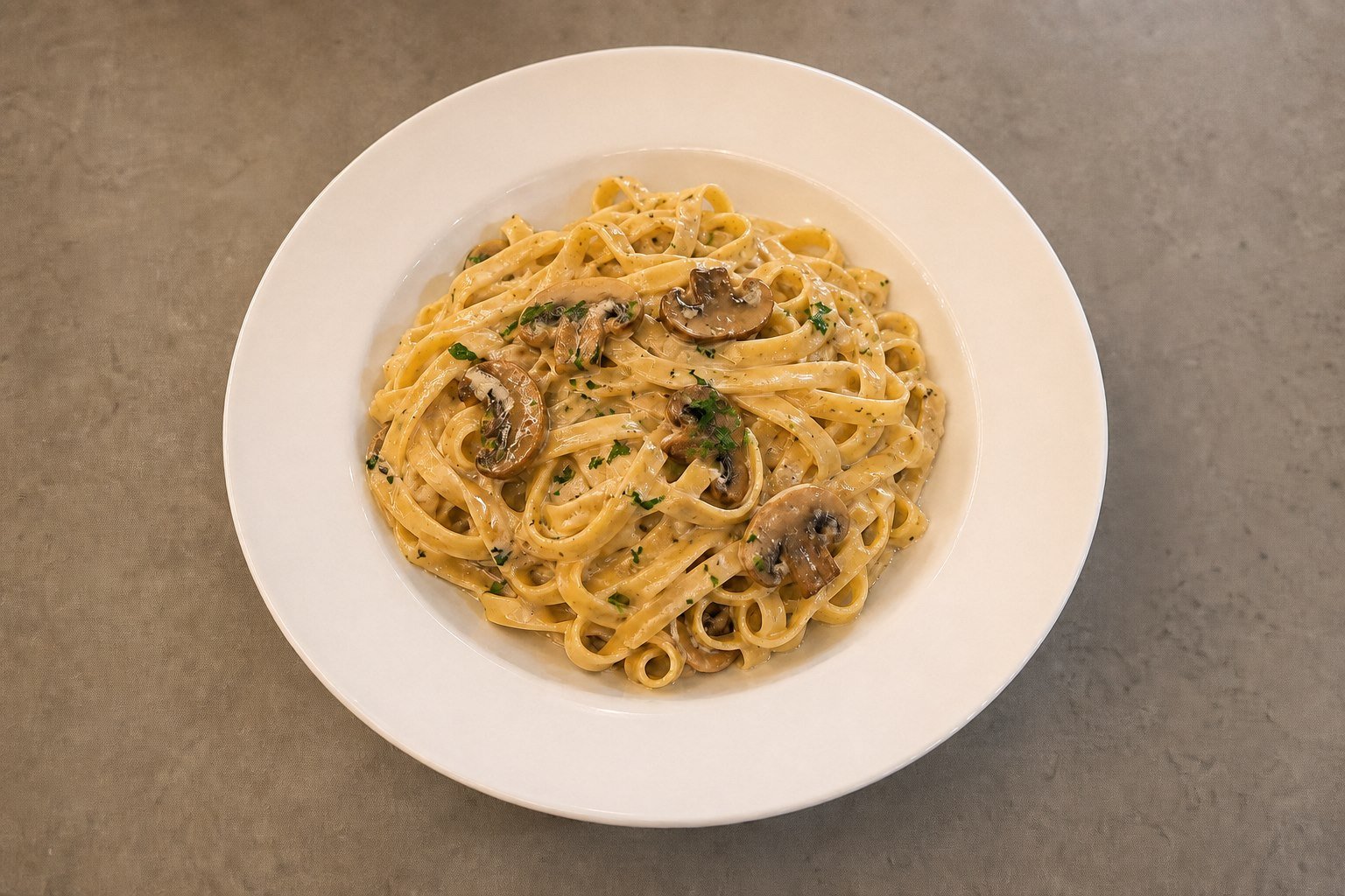 Warm und appetitlich optimierte Trüffelpasta